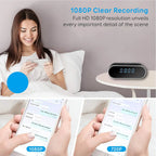 Mini Clock WiFi Camera with Infrared Night Vision Home Wireless Camera