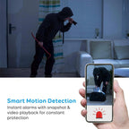 Mini Clock WiFi Camera with Infrared Night Vision Home Wireless Camera